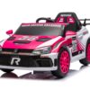 12V4A 20W*2 One Button Start, Forward And Backward, High And Low Speed, Music, Front Light, Power Display, Two Doors Can Open, 2.4G R / C, Seat Belt Four Wheel Absorber Kids Ride On Car - Pink - Image 8