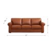 Brookfield - Leather Sofa - Brown - Image 7