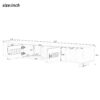 Modern TV Stand For TVs Up To 80", Entertainment Center With Glass Door, 2 Drawers And Cabinets, Wood TV Storage Cabinet With Solid Wood Legs And Metal Handles For Living Room - White - Image 22