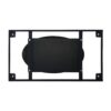 63" Modern Artificial Stone Panel Stainless Steel Curved Legs, Can Accommodate 6-8 People - White / Gray - Image 6