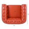 1 Seater Sofa For Living Room - Orange - Image 16