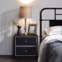 Jabir - Accent Table With Variety / Selection - Black / Silver