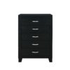 Carlos - 5 Pieces Queen Bedroom Set - Black - Image 4