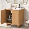 Bathroom Vanity Set With Sink, Combo Cabinet, Bathroom Storage Cabinet, Solid Wood Frame - Burly Wood - Image 4