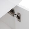 Modern Floating Bathroom Vanity With Ceramic Basin Perfect For Small Bathrooms, Left Side Storage - White - Image 18