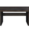 Jaramillo - Rustic Dining Table - Espresso / Gold - Image 4