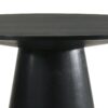 Froja - Manufactured Wood Round Dining Table - Black - Image 2