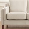 Bella - Leather Sofa - Beige - Image 3
