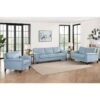 Westcott - Leather Sofa - Blue - Image 6