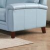 Westcott - Leather Sofa - Blue - Image 5