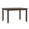 Velvety - 5 Piece Dining Table Set - Brown - Image 4