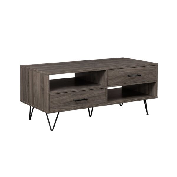 Modern Hairpin Leg Coffee Table - Slate Gray
