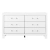 Omoda - 5 Pieces Eastern King Bedroom Set With LED - White - Image 3