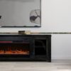 Tybee - Electric Fireplace TV Console For TVs Up To 95" - Clove - Image 6