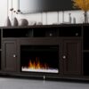 Urban Loft - Electric Fireplace TV Console For TVs Up To 95" - Mocha - Image 6