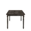 Claudia II - Weathered Dining Table - Gray - Image 3