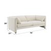 Jaeda - Boucle Loveseat - Beige - Image 6