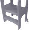 Child Standing Tower, Step Stool For Kids, Toddler Step Stool For Kitchen Counter - Gray - Image 8