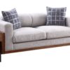 Pelton - 3 Piece Living Room Set With Toss Pillows - Walnut - Image 5