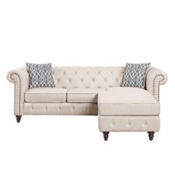 Waldina - Reversible Sectional Sofa - Beige
