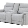 Eco - Console Reclining Loveseat - Gray - Image 2