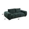 Ferrand - 2 Pieces Green Living Room Sofa & Loveseat Set - Green - Image 10