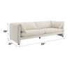 Jaeda - Boucle 3 Pieces Living Room Set - Beige - Image 8