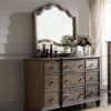 Baudouin - Weathered Mirror - Oak - Image 2