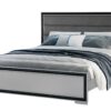 Adelaide - 5 Pieces King Bed With LED Set - Black - Image 3