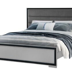 Adelaide - Full Bed With LED - Black