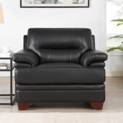 Luxor - Leather Chair - Black