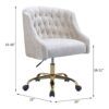 Levian - Office Chair - Cream / Gold - Image 9
