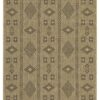 Earth - 2'7" X 7'3" Indoor, Outdoor Area Rug - Jute / Black - Image 2