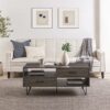 Modern Hairpin Leg Coffee Table - Slate Gray - Image 6