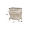 Chantelle - Nightstand With Granite Top - White - Image 5