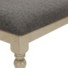 Bench, Rectangular, Upholstered, Transitional - Gray - Image 6