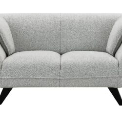 Nayeli - Boucle Loveseat - Light Gray