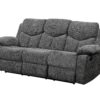 Kalen - Chenille 3 Piece Recliner Living Room Set - Gray - Image 2