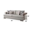 Niamey - 3 Piece Living Room Set With Toss Pillows - Walnut - Image 8