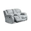 Stonic - Console Reclining Loveseat - Gray - Image 3