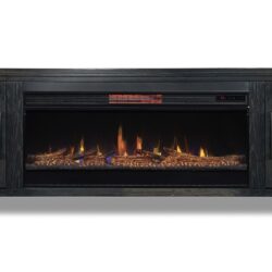 Tybee - Electric Fireplace TV Console For TVs Up To 95" - Clove