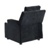 Kids Recliner Chair, Kids Upholstered Couch With One Cup Holder, Toddlers Recliner With Headrest And Footrest - Black - Image 13