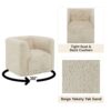 Upendo - Pattern Fabric 3 Pieces Living Room Set - Beige Yakety Yak Sand - Image 8
