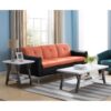 Modern End Table, Chair Side End Table For Living Room With Shelf Display - White - Image 2