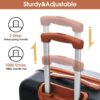 Hardshell Luggage Sets 24" / Bag Spinner Suitcase With Tsa Lock Lightweight - Black / Brown - Image 3