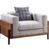Pelton - 3 Piece Living Room Set With Toss Pillows - Walnut - Image 7