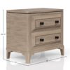 2 Drawer Nightstand - Sand - Image 8