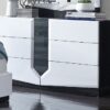 Vios - Zebra High Gloss Dresser - White - Image 5