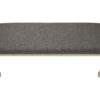 Bench, Rectangular, Upholstered, Transitional - Gray - Image 5