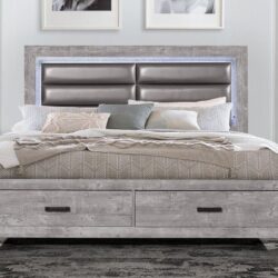 Rover - Queen Bed - Gray